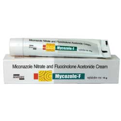 Corticosteroid ointment for acne